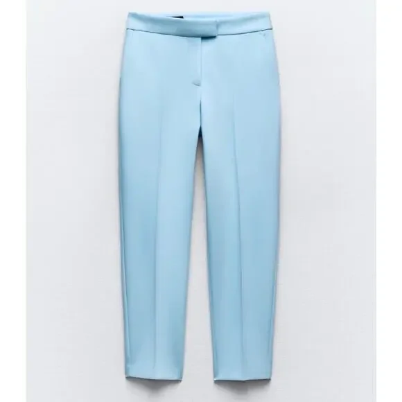 Zara 2 Piece Set Double Breasted Shoulder Pad Blazer and Slim High Waist Pants - Picture 5 of 15